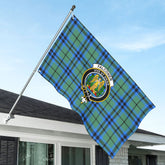 Falconer Tartan Crest House Flag