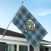 Garden Tartan Crest House Flag