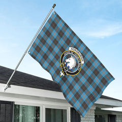 Horsburgh Tartan Crest House Flag