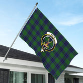 Keith Modern Tartan Crest House Flag