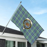 Leslie Hunting Ancient Tartan Crest House Flag