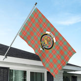 MacFie Ancient Tartan Crest House Flag