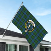 MacKay Modern Tartan Crest House Flag