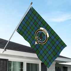 MacKie Tartan Crest House Flag