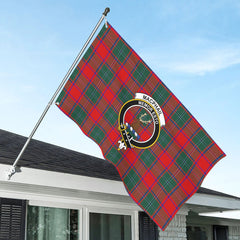 MacPhail Clan Tartan Crest House Flag