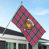 MacTavish Modern Tartan Crest House Flag