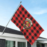 McGregor Rob Roy Modern Tartan Crest House Flag