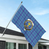 Mercer Modern Tartan Crest House Flag