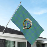 Montgomery Ancient Tartan Crest House Flag