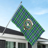 Murray of Atholl Ancient Tartan Crest House Flag