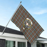 Murray of Atholl Weathered Tartan Crest House Flag