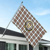 Stewart Dress Modern Tartan Crest House Flag