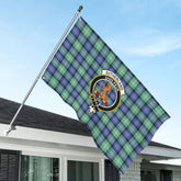 Sutherland Old Ancient Tartan Crest House Flag