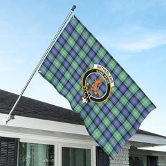 Sutherland Old Ancient Tartan Crest House Flag