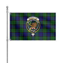 Bannatyne Tartan Crest House Flag