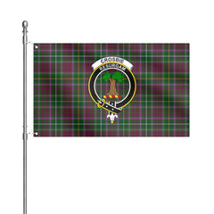 Crosbie Tartan Crest House Flag