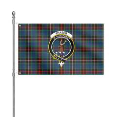 Fraser (of Lovat) Hunting Ancient Tartan Crest House Flag
