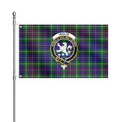 Inglis Modern Tartan Crest House Flag