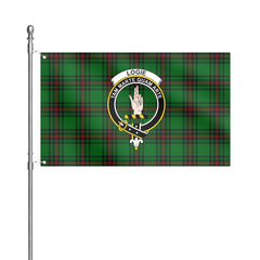 Logie Tartan Crest House Flag