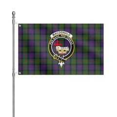 MacDonald Tartan Crest House Flag