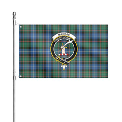 MacRae Hunting Ancient Tartan Crest House Flag