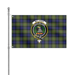 McLaren Modern Tartan Crest House Flag