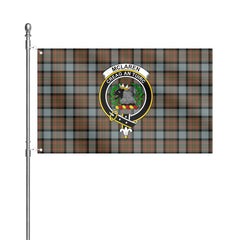 McLaren Weathered Tartan Crest House Flag
