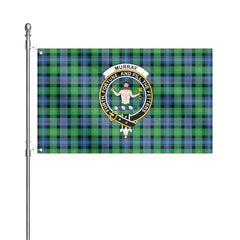 Murray of Atholl Ancient Tartan Crest House Flag