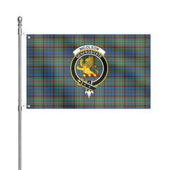 Nicolson Hunting Ancient Tartan Crest House Flag