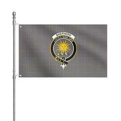 Shepherd Tartan Crest House Flag