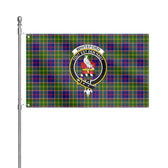 Whiteford Tartan Crest House Flag