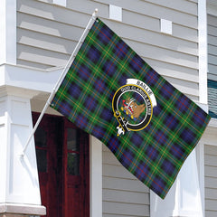 Baillie Tartan Crest House Flag