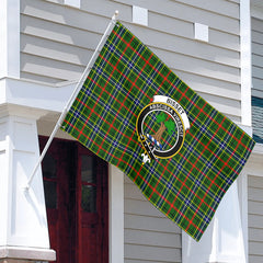 Bisset Tartan Crest House Flag