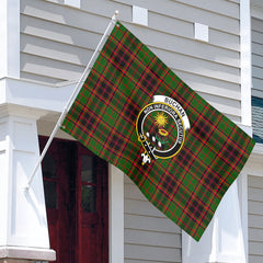 Buchan Modern Tartan Crest House Flag
