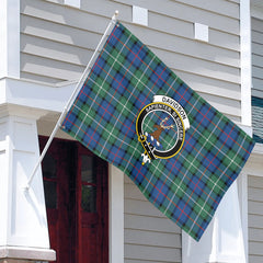 Davidson of Tulloch Tartan Crest House Flag