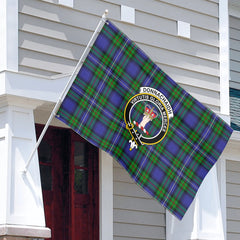 Donnachaidh Tartan Crest House Flag