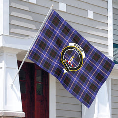 Dunlop Modern Tartan Crest House Flag