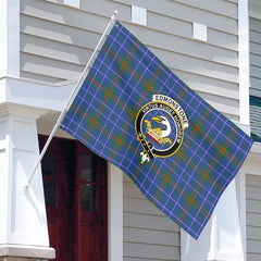 Edmonstone Tartan Crest House Flag