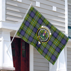 Fergusson Modern Tartan Crest House Flag