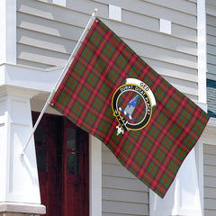 Ged Tartan Crest House Flag