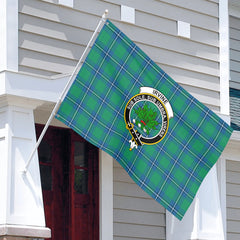 Irvine Ancient Tartan Crest House Flag