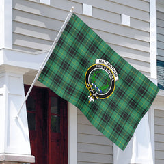 MacArthur Ancient Tartan Crest House Flag
