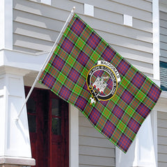 MacDonald (Clan Ranald) Tartan Crest House Flag