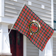 MacDuff Modern Tartan Crest House Flag