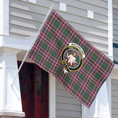 MacFarlane Hunting Modern Tartan Crest House Flag