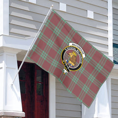 MacGregor Hunting Ancient Tartan Crest House Flag