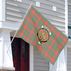 MacIntosh Ancient Tartan Crest House Flag