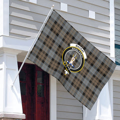 MacKay Weathered Tartan Crest House Flag