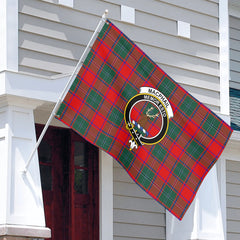 MacPhail Clan Tartan Crest House Flag