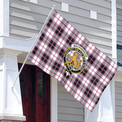 MacPherson Hunting Modern Tartan Crest House Flag